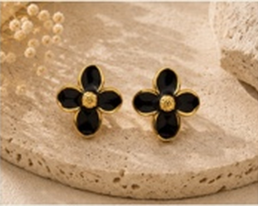 Boucles Fleur d’Onyx