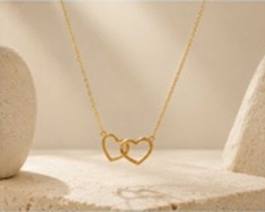 Collier Deux Cœurs