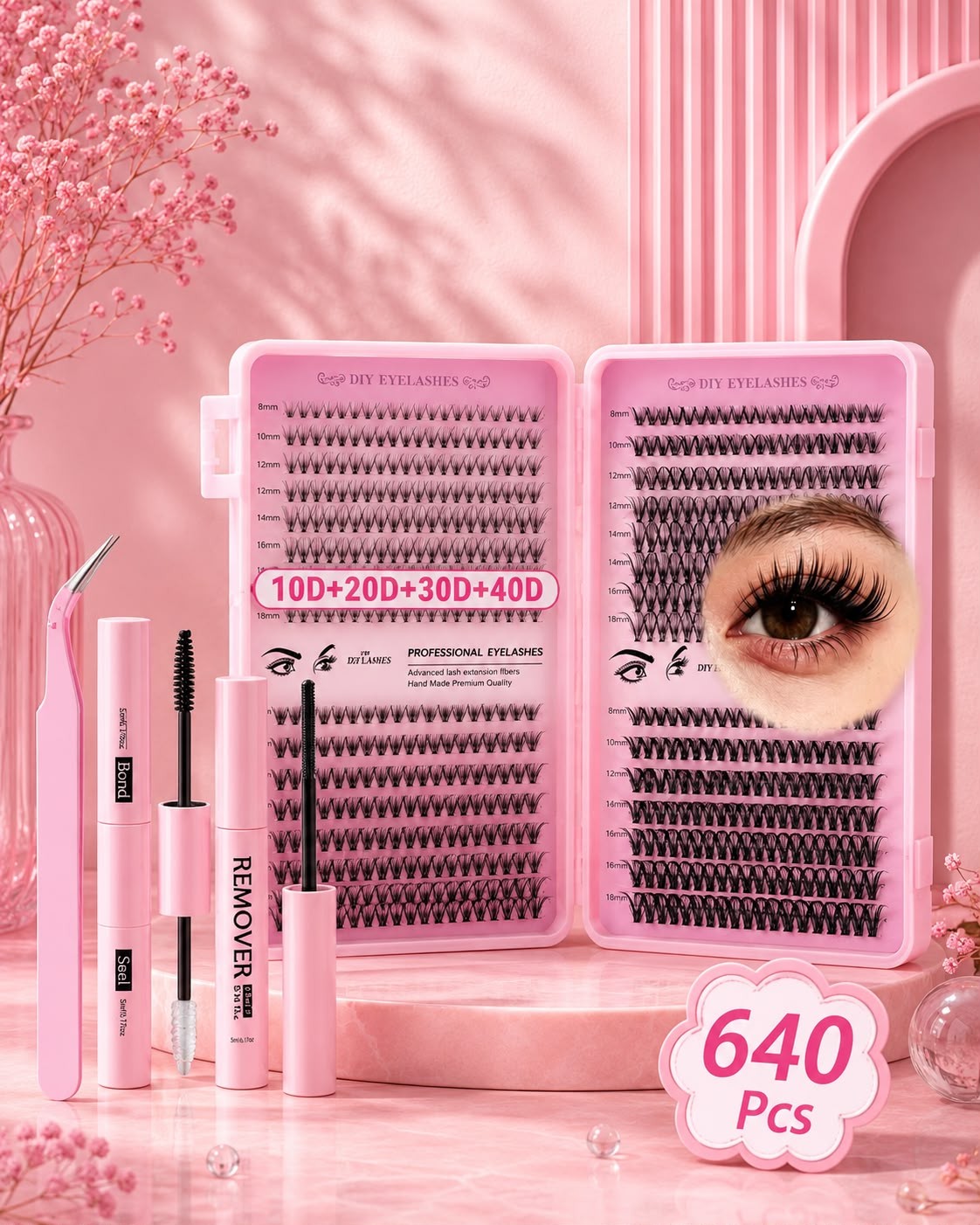 Kit Faux Cils 640 pièces