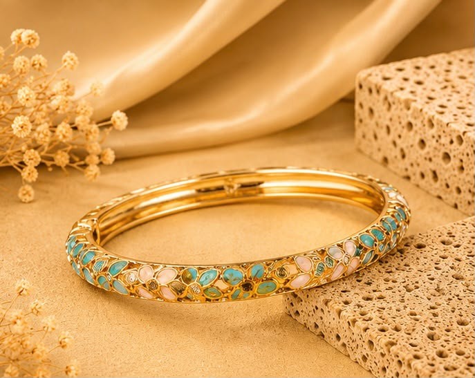 Jonc Turquoise & Beige